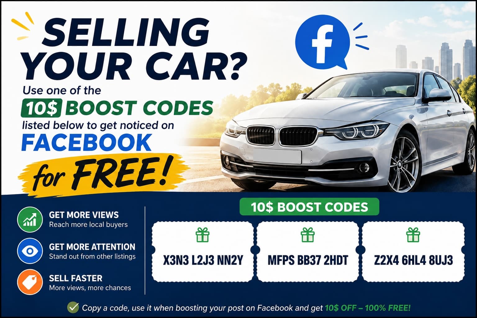 Cover Image for Use Boost Codes, Get Noticed on Facebook